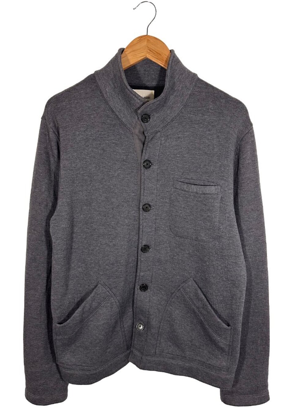 Billy Reid Gray Button Up Cotton Jacket Size Mens M